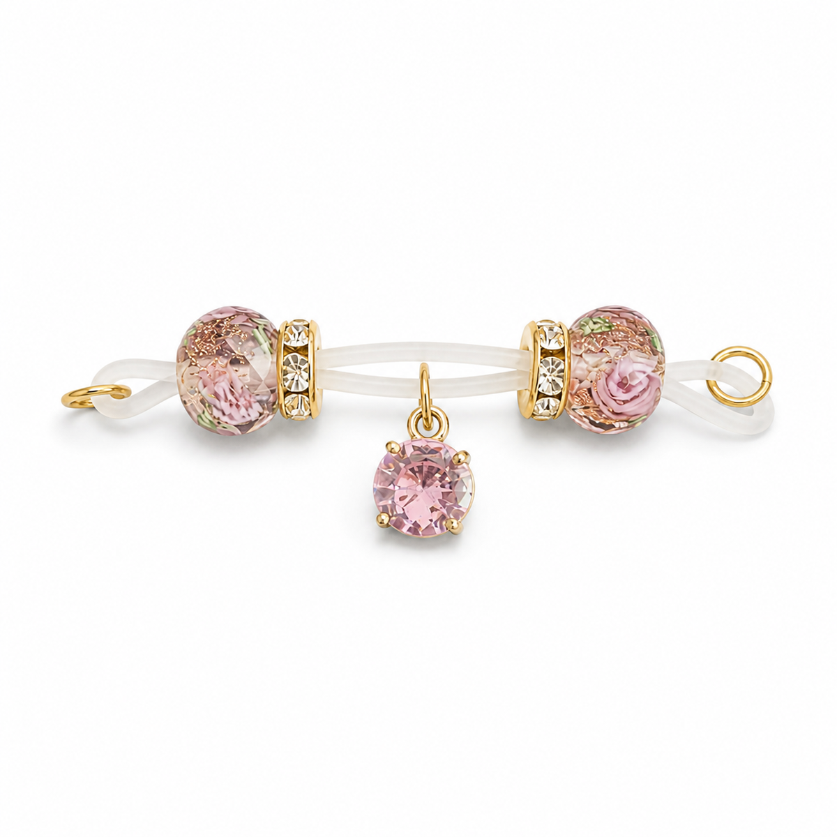 Sparkly Pink Non Piercing Nipple Rings