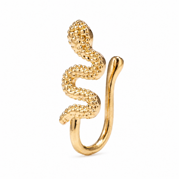 Gold Serpent Nose Ring
