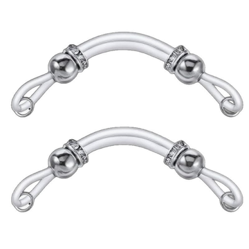 Silver Ball Decor Non Piercing Nipple Rings