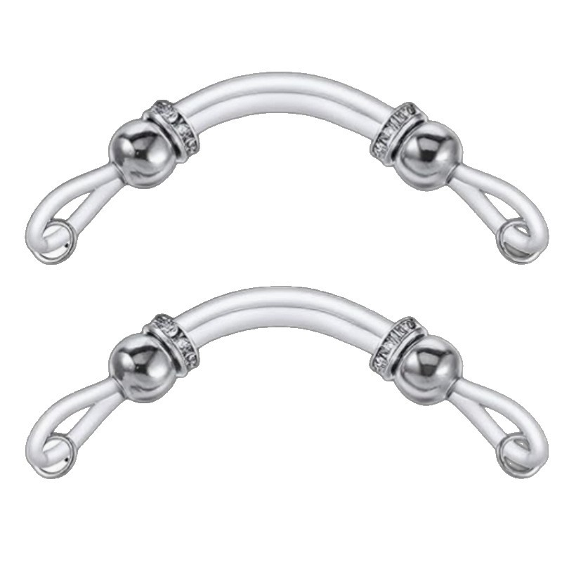 Silver Ball Decor Non Piercing Nipple Rings