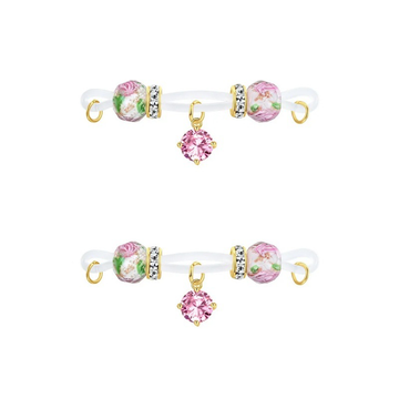 Sparkly Pink Non Piercing Nipple Rings